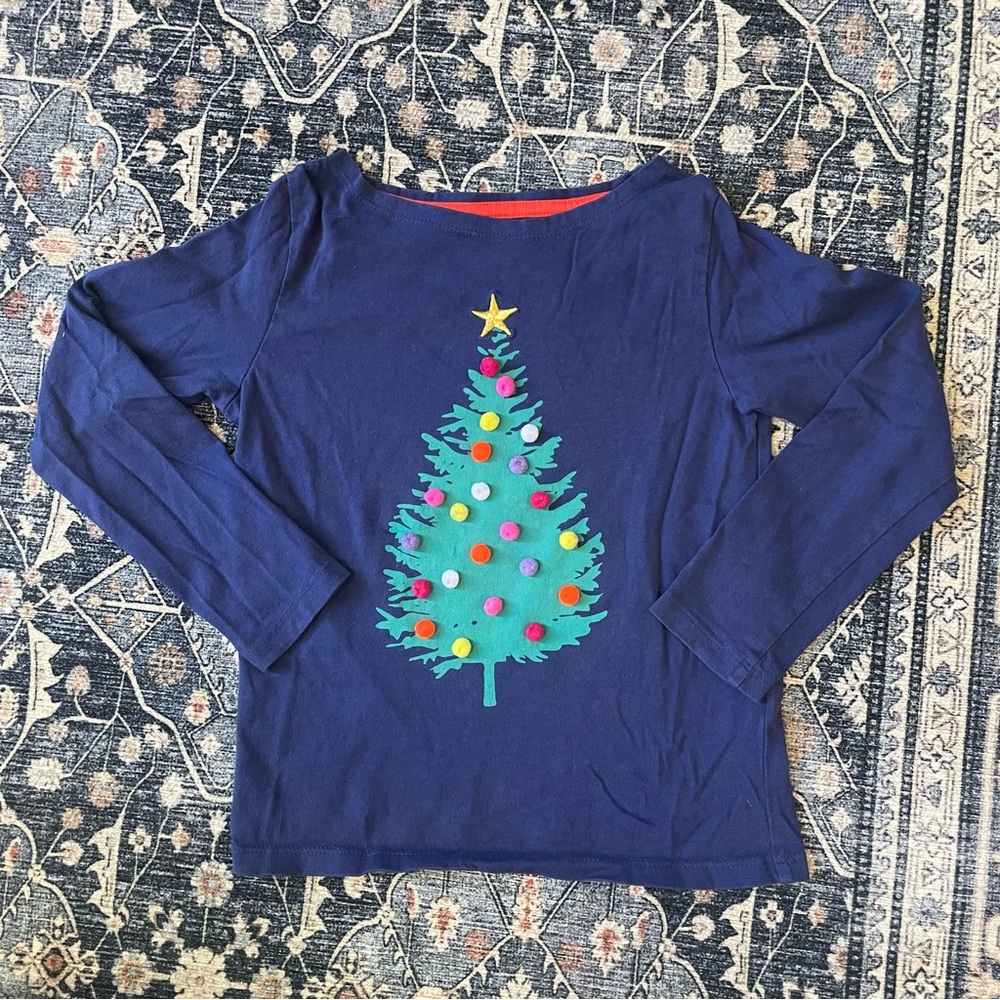 Mini Boden Christmas Tree Tee